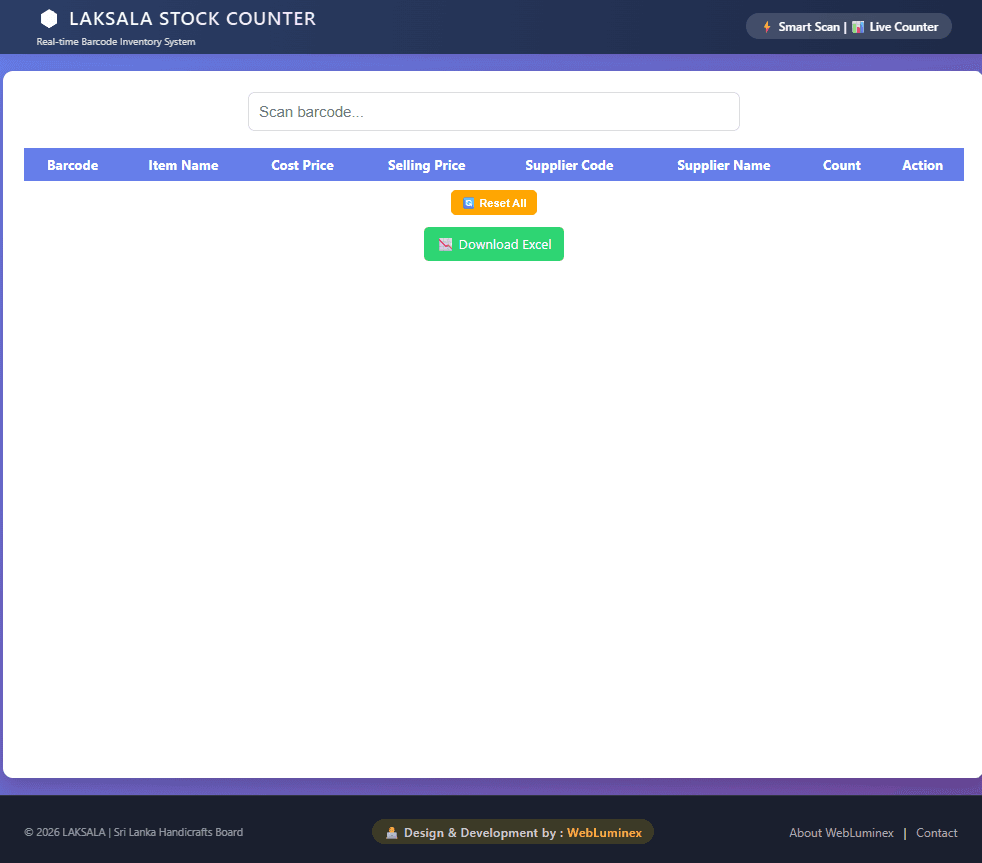 Laksala Stock Counter